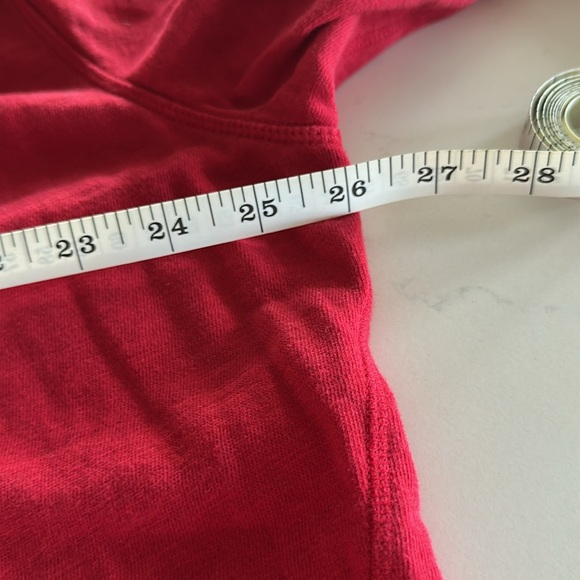 Lacoste Red Long Sleeve Tee - Picture 7 of 7